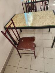 пластиковые столы и стулья для летних кафе бу: Стол и стул для кафе, Б/у, Самовывоз