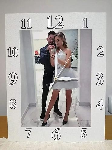 dušeci za ležaljke: Personalizovani zidni sat sa vašom fotografijom Izrada sata sa — 1