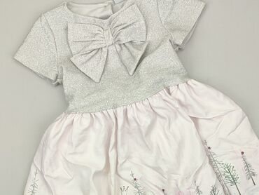 biala sukienka dziewczynka: Dress, Tu, 5-6 years, 110-116 cm, condition - Very good