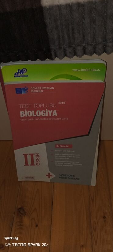deyanetin testleri: Biologiya Testlər 11-ci sinif, DİM, 2-ci hissə, 2019 il