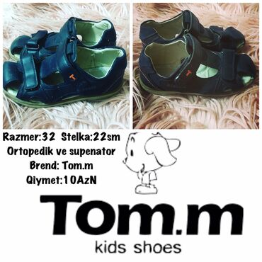 ortopedik ayaqqabi satisi: Razmer:32 Stelka:22sm Ortopedik ve supenator Brend: Tom.m