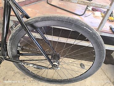 фикс modric: Фикс-байк (fixed gear) с рулём-баран и ободами повышенной высоты — 4