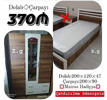 Dolab və çarpayı dəsti - Qiymət: 370₼ - Dəst: dolab + tək nəfərlik lalafo.az -da Dolab və çarpayı dəsti - Qiymət: 370₼ - Dəst: dolab + tək nəfərlik
