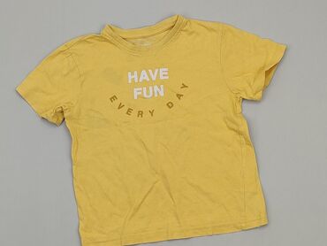 koszulka z prążkowanej dzianiny: Koszulka, Primark, 7 lat, 116-122 cm, stan - Bardzo dobry
