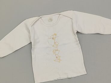 smyk biały sweterek: Bluza, 12-18 m, stan - Dobry