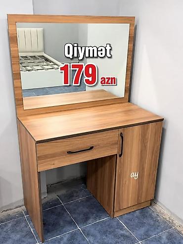 mebel satilir: 1.Makiyaj masası və güzgü dəsti - Material: ağac fakturalı laminat — 1