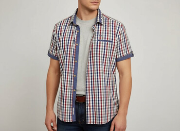 koszulka z odkrytym brzuchem: Shirt for men, size M (EU 38)