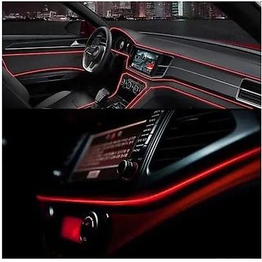 LED ambijentalna traka za enterijer automobila – elastična EL/LED