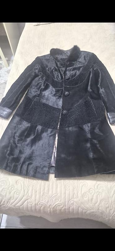 пальто zara: Пальто, 3XL, цвет - Черный — 1