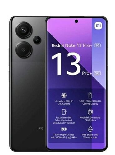 redmi not 12 pro plus: Xiaomi Redmi Note 13 Pro Plus, 512 GB, rəng - Qara