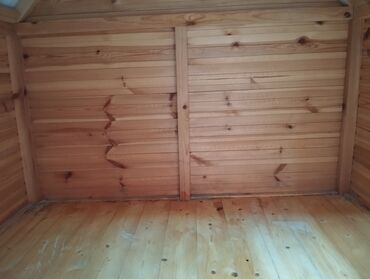 Yuvalar: Taxta it evi - Material: təbii ağacdan yığılma, iç və çöl səthləri — 6