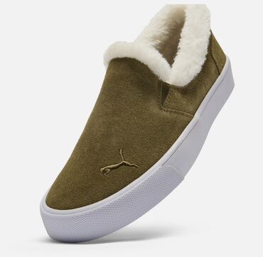 лоро пиано обувь женская цена: Удобные женские слипоны от Puma, выполненные в оливковом цвете. Верх