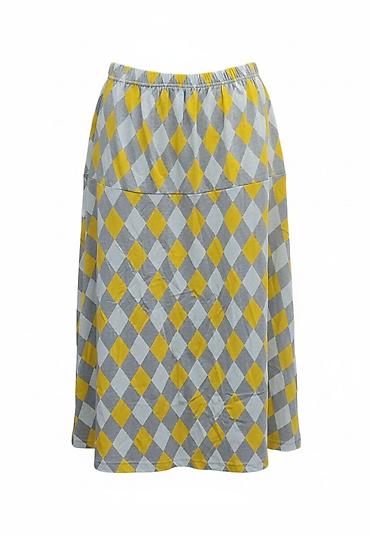 Suknje: Ženska midi suknja sa A-krojem i elastičnim pojasom - Dužina: midi — 3