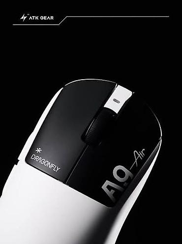 Компьютер жана ноутбук аксессуарлары: Игровая мышь ATK Gear Dragonfly A9 Air+ paw3955 master + Nordic 54L15 — 2