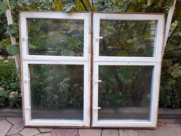 деревянные окна бу: Отдаю дёшево окна деревянные, в комплекте с рамами, сухие, без