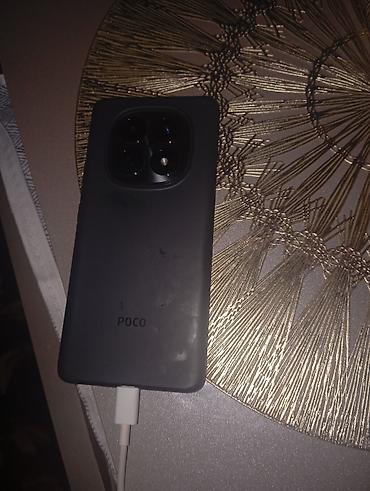 oyun telefonları ucuz: Poco M8, 256 GB, rəng - Qara, Barmaq izi — 1