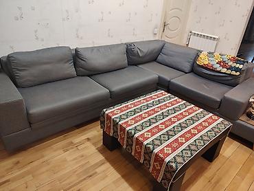 Divanlar: Künc divan, İşlənmiş, Açılmayan, Bazasız, Parça, Çatdırılma yoxdur — 1