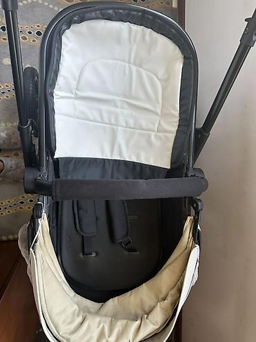 коляска chicco urban: Коляска, цвет - Черный, Б/у, Самовывоз — 2