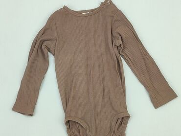 brązowe skórzane sandały na koturnie: Bodysuits, H&M, 1.5-2 years, 86-92 cm, condition - Very good