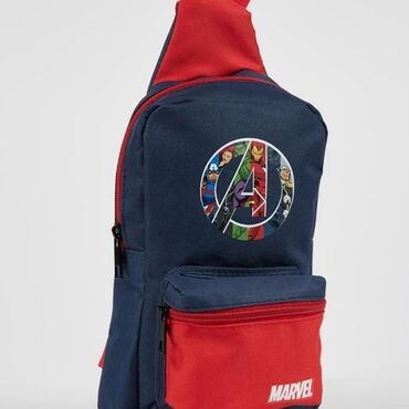 marvel spiderman: Uşaq bel çantası. Marvel qəhrəmanları dizaynında uşaq çantası