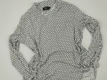 zara bluzki białe: Blouse, L (EU 40), condition - Very good