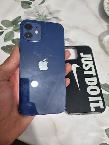 Apple iPhone: IPhone 12, Б/у, 64 ГБ, Синий, Чехол, 93 % — 1