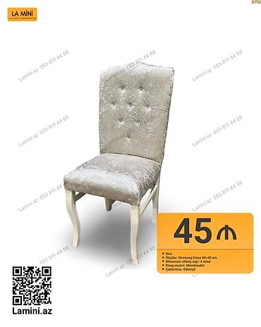 Ev və bağ: Şık dizaynlı yumşaq oturacaqlı stol/stul - Model: Stul - Qiymət: 45 ₼ — 1