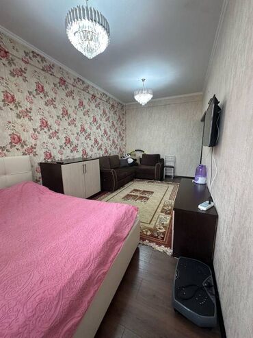 продаю квартиру район пишпек: 1 комната, 45 м², Элитка, 10 этаж, Евроремонт