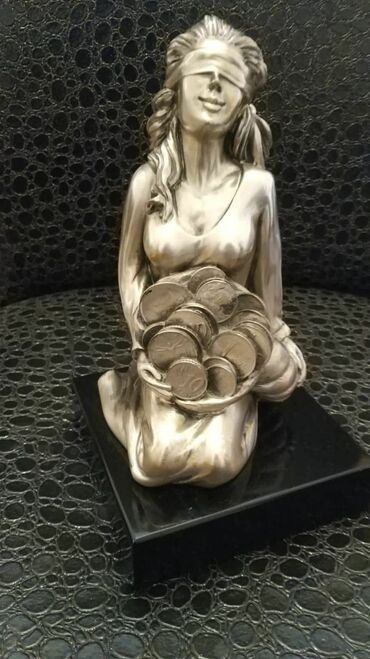 Heykəlciklər: Покрытие серебром богиня богатства статуетка
Имеется проба.!!!