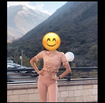 юбка клеш in Кыргызстан | ДЖИНСЫ: Платье XS, S, цвет - Розовый