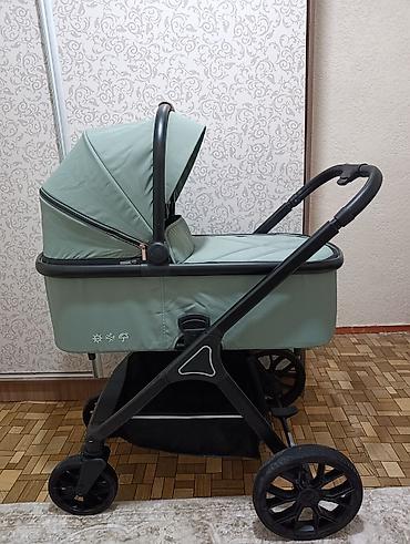 коляска буу: Балдар арабасы, түсү - Көгүлтүр, Колдонулган, Өзү алып кетүү — 2