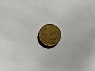 golmanske rukavice cena: 10 euro cent 2002 R Italy, retka kovanica, kolekcionarski primerak, po
