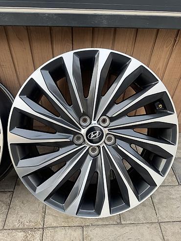 дамкрат авто: Литые Диски R 20 Hyundai, Комплект, отверстий - 5, Б/у — 10