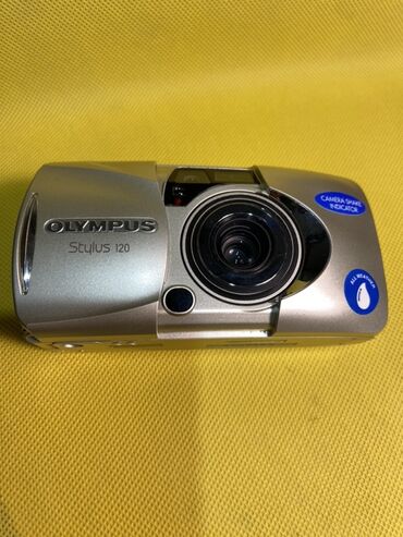 батарейки для фотоаппарата: Olympus Stylus 120 Компактная плёночная фотокамера в серебристом
