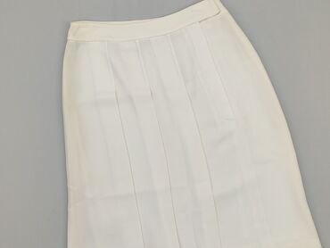 biała plisowane spódnice midi: Spódnica, XL, stan - Bardzo dobry