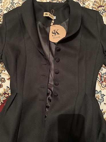 Пиджаки, жакеты: Жакет женский SK Brand, размер 42 - Цвет: черный - Крой: приталенный — 3