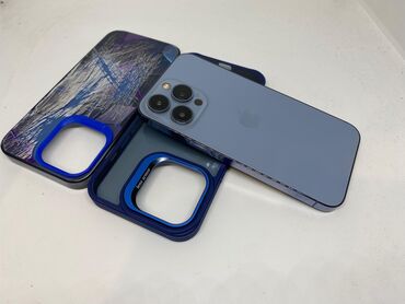 Apple iPhone: IPhone 13 Pro, Б/у, 128 ГБ, Голубой, Защитное стекло, Чехол, 87 % — 4