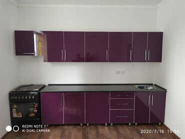 Кухонные гарнитуры: Кухонный гарнитур, Новый, цвет - Белый, МДФ, Бесплатная доставка — 8