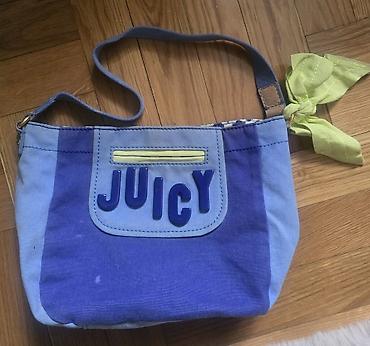 Torbe: JUICY COUTURE platnena torba. Ima nekoliko fleka po njoj i delovi od — 3
