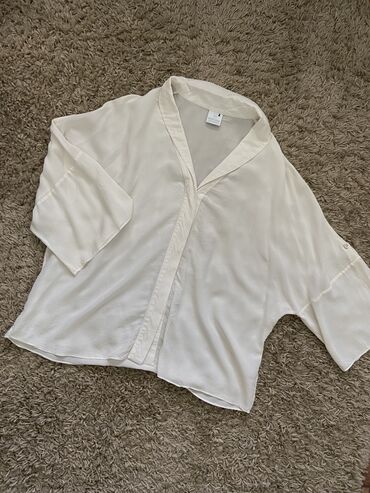 ženske bluze i košulje: M (EU 38), Jednobojni, bоја - Bela
