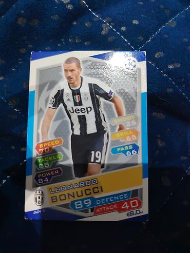 juventus: Məhsul: Futbol kolleksiya kartı Təsvir: - Oyunçu: Leonardo Bonucci - — 1