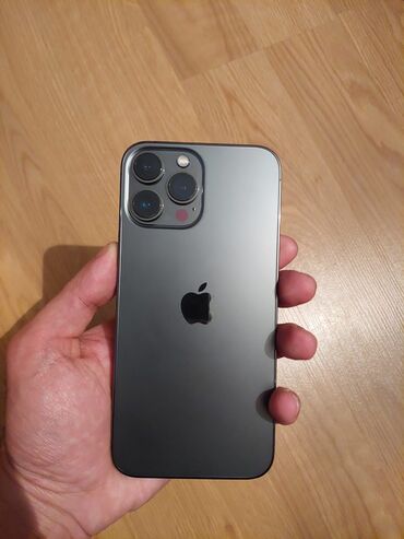 iphone ekra: IPhone 13 Pro Max, 128 GB, Gümüşü, Zəmanət, Face ID