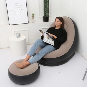 пуфик мягкий: Надувное кресло с пуфиком "Relax Time" Бесплатная доставка по всему