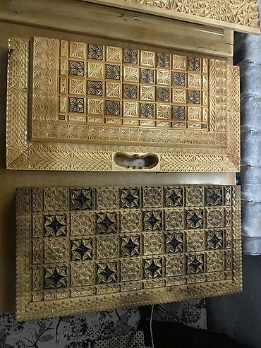 Нарды: Резные наборы нард/шахмат из ореха, ручная работа. Особенности: - — 8