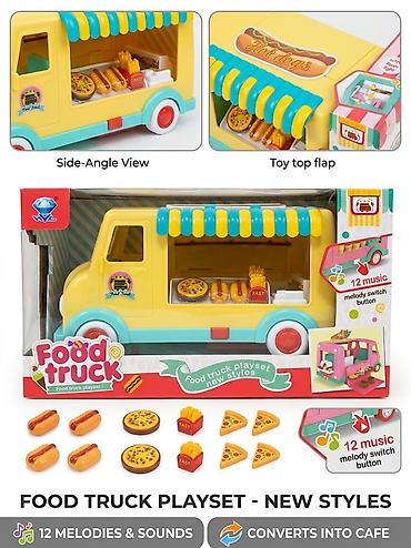 синий трактор игрушки: Игровой набор Food Truck Playset – New Styles - Яркий игрушечный — 1
