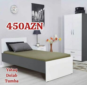 gence divan: Oğlan və qız üçün, Yeni, Təknəfərlik çarpayı, Dolab, Tumba