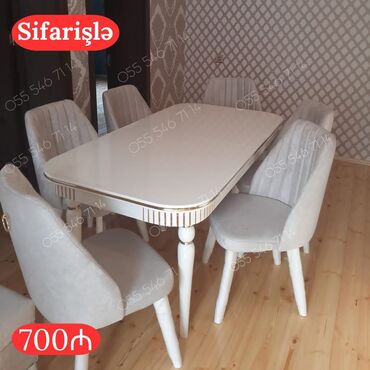 otaq qapları: Stol stul masa oturacaq sifarisle