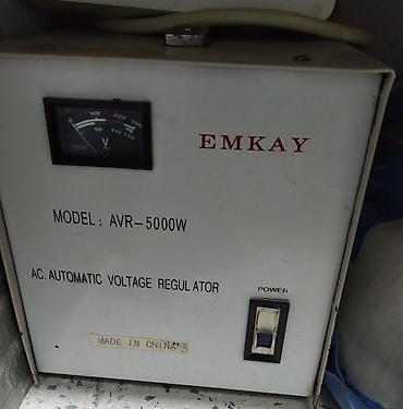 kondisioner ucun stabilizator: EMKAY AC Automatic Voltage Regulator – Model: AVR-5000W - Güc: 5000 W — 1