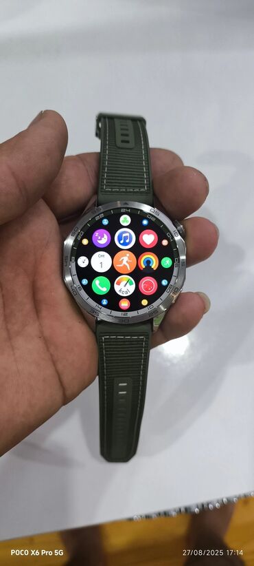 Çəngəllər: İşlənmiş, Smart saat, Huawei, Sensor ekran, rəng - Gümüşü