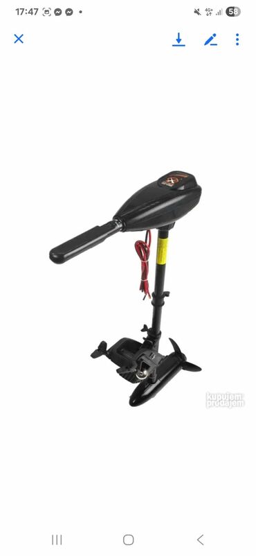 Ostali uređaji: Električna Penta 408W 50LBS Model M83306 Vanbrodski elektromotor